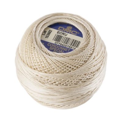 Fil à Broder DMC Coton Doux ECRU - Par Écheveau - 100% Coton - Nettoyage à Sec
