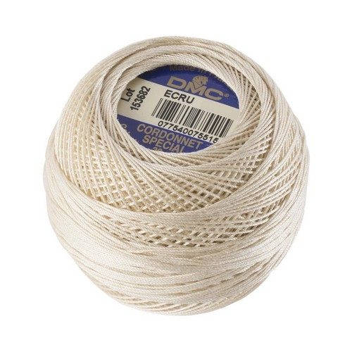 Fil à crocheter DMC Cordonnet Spécial ECRU 20grs